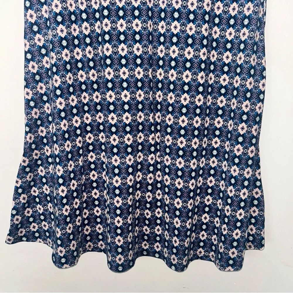 Colette Malouf Blue Midi Skirt for Work